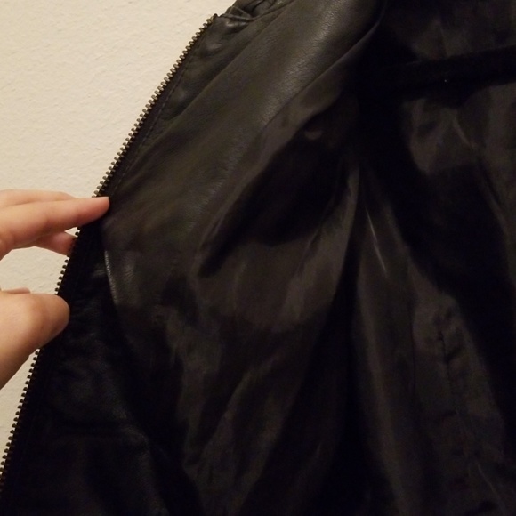 Vegan Leather Moto Jacket - Picture 5 of 5